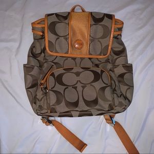 Signature Canvas Coach Backpack